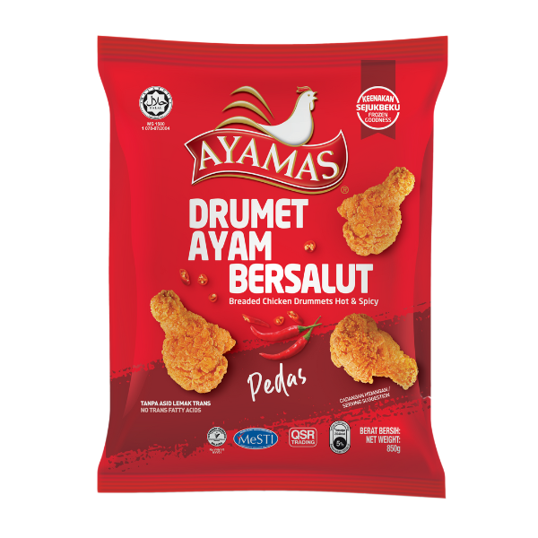 Ayms Hot & Spicy Brd Drummet 850g