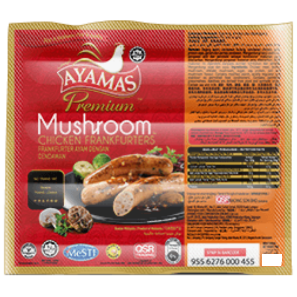 Ayamas Prem. Frank - Mushroom 235g (New)
