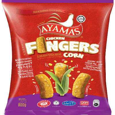Ayms Chicken Fingers Hot & Spicy 800g