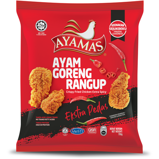 Ayamas Extra Spicy Crispy Fried Chic. 700g