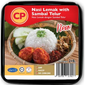CP RTE Nasi Lemak w. Sambal Telur 210g